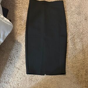 Good American Sleek Black Pencil Skirt